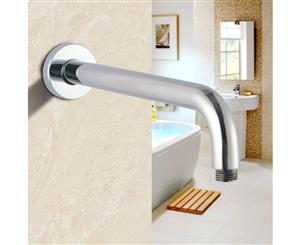 Round Chrome Stainless Steel Wall Mounted Shower Arm 300mm