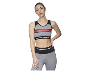 Russell Athletic Women's Racer Crop Top - Grey Marle