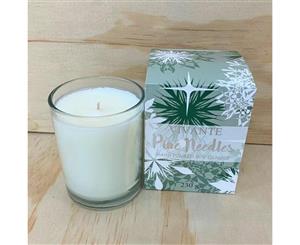 Scents of Christmas Hand Poured Essential Oil Soy Blend Candle 230g - Christmas Gingerbread Pine Needles and Sugar Plum - Christmas Gift - Pine Needles