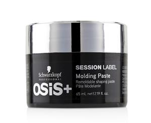 Schwarzkopf Osis+ Session Label Molding Paste (Remoldable Shaping Paste) 65ml/2.19oz