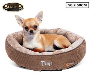 Scruffs Tramps 50cm Thermal Ring Pet Bed - Chocolate