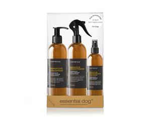 Sensitive Dog Grooming Gift Pack Chamomile Sweet Orange & Rosewood