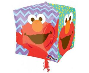 Shape Cubez Elmo Sesame street (38cm x 38cm) Foil Balloon