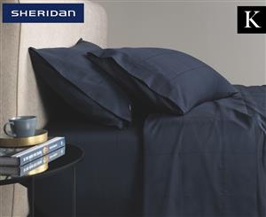 Sheridan Freedman King Bed Sheet Set - Midnight