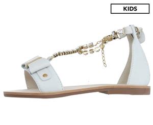 Simona Barbieri Girls' Sandal - Light Grey