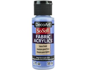 SoSoft Fabric Acrylic Paint 2oz - Deep Periwinkle