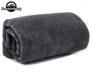 Sonnenberg Large Microfibre Towel - Grey