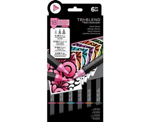 Spectrum Noir Triblend Markers 6 pack - Vibrant Blends