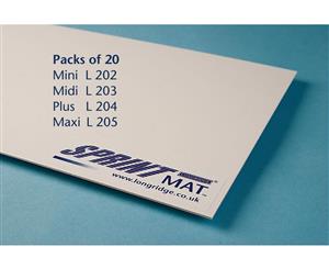 Sprint Mat Standard Pack Of 20 - For Longridge Midi Systems