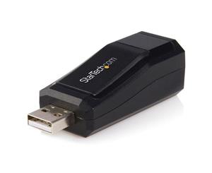 StarTech Compact Black USB 2.0 to 10/100 Ethernet Network Adapter