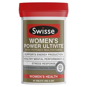 Swisse Women's Ultivite Power Multivitamin 40 Tablets