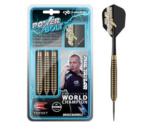 Target Phil Taylor BRASS POWER BOLT Dart Board DARTS Pro Grip Shafts 24gram