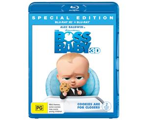 The Boss Baby 3D Edition with 2D Edition Blu-ray Region B