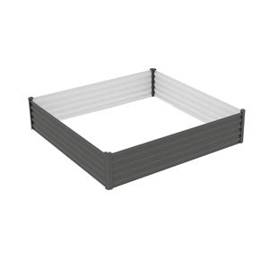 The Organic Garden Co 2.0 x 2.0 x 0.41m Raised Garden Bed - Woodland Grey