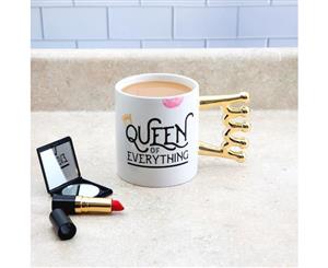 The Queen of Everything Oversized Crown Handle Mug