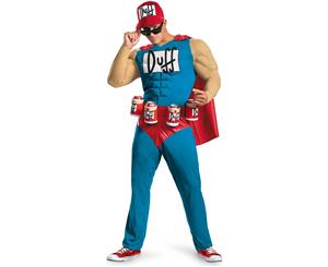 The Simpsons - Duffman Classic Muscle Adult Costume