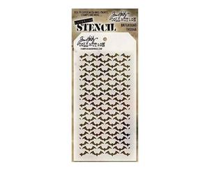 Tim Holtz Layered Stencil 4.125Inch X8.5Inch - Batground