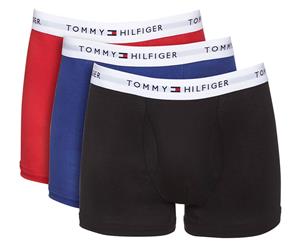 Tommy Hilfiger Men's Cotton Classic Trunk 3-Pack - Red/Multi