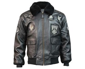 Top Gun Official Signature Series Flight Jacket - Brown