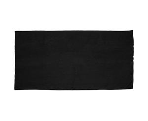 Towel City Microfibre Guest Towel (Black) - RW4455