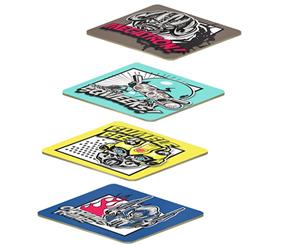 Transformers 5 Movie Coasters Optimius Prime Bumble Bee Sqweeks Megatron