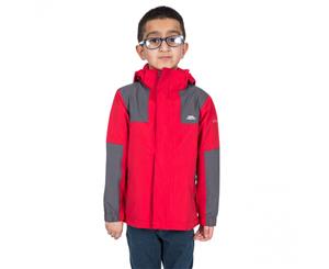 Trespass Boys Farpost TP50 Waterproof Windproof Jacket - Red