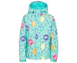 Trespass Childrens Girls Hopeful Waterproof Rain Jacket (Lagoon) - TP3992