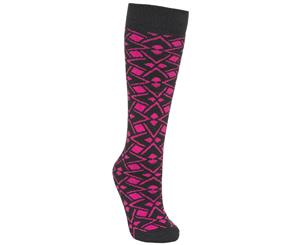 Trespass Womens/Ladies Marci Ski Socks (Pink Lady Geo Print) - TP726