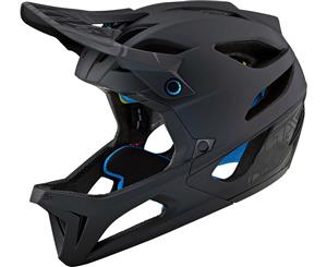 Troy Lee Designs Stage Stealth AS MIPS Full Face Bike Helmet Black Medium/Large