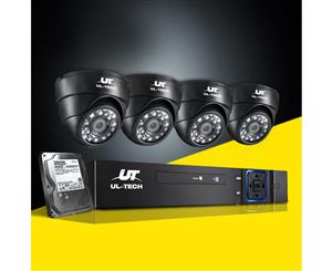 UL-tech CCTV Camera Security System 4CH DVR 1080P Day Night 2MP IP Cameras 1TB