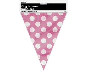 Unique Party Polka Dot Bunting (Hot Pink) - SG5022