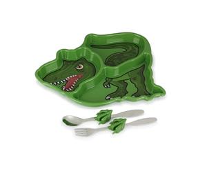 Urban Trend Kids Funwares Me Time Meal Set  Dinosaur  BPA Free