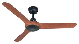 Ventair Spyda 140cm 3 Blade Ceiling Fan - Teak