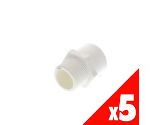 Vinidex Valve Socket #17 PVC 25mm 35790 Pressure Pipe Fitting Plumbing Water x5