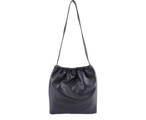 Vintage PU Leather Shoulder Bag Handbag - Black