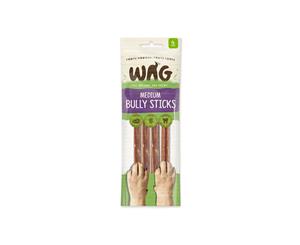 WAG Medium Bully Sticks Dog Treat 4 Pack