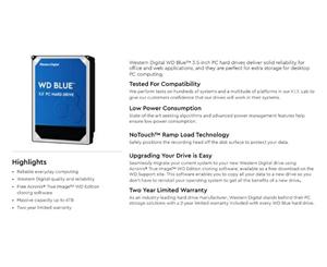 WD My Passport USB Blue 2TB SATA3 Portable Hard Drive 6Gb/s 256MB Cache HDD