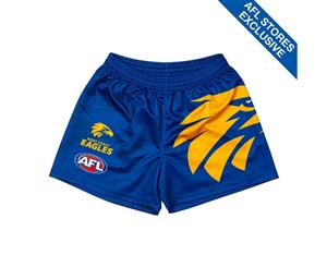 West Coast Eagles Youth Logo Footy Shorts