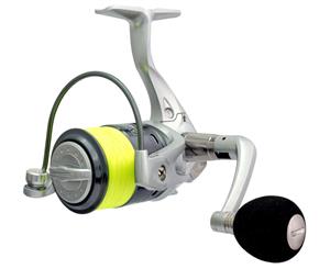 Wilson Battle-X 3000 4 Ball Bearing Fishing Reel Spooled with 10lb Braid - Spin