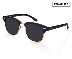 Winstonne Men's Apollo Polarised Sunglasses - Matte Black