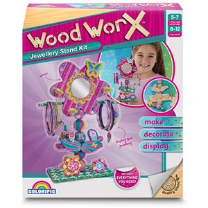 Wood WorX Flower Jewellery Stand Kit
