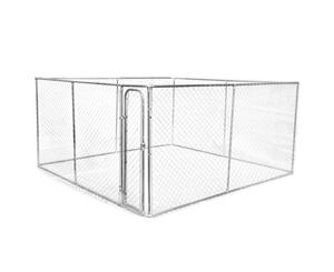 4m x 4m x 1.83m Outdoor Wire Steel Dog Yard Kennel