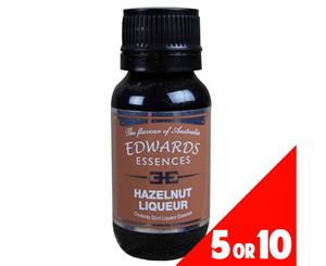 5 or 10 Pack Liqueur Flavour HAZELNUT LIQUEUR 50ml Edwards Essence Home Brew