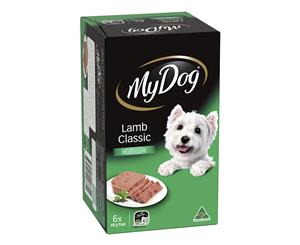 6 x My Dog Meaty Loaf Lamb Classic Trays 100g