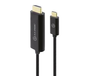 Alogic 1m USB-C to HDMI Cable with 4K Support - Male to Male ELUCHD-01RBLK