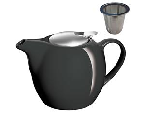 Avanti Camelia Black Ceramic Teapot Stainless Steel Infuser Dishwasher 750ml