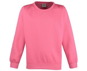 Awdis Childrens Unisex Electric Sweatshirt / Schoolwear (Electric Pink) - RW190