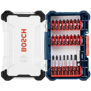 BOSCH Impact Screwdriver Bit Set w. Tough Case - IMPACT TOUGH - 24 Piece