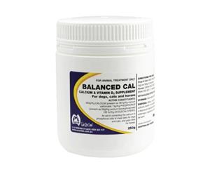 Balanced Calcium Powder For Cats Dogs & Horses 250g (B0510)