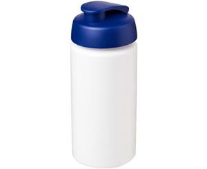 Baseline Plus 500Ml Flip Lid Sport Bottle With Grip (White/Blue) - PF2822